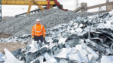 metal recycling photo